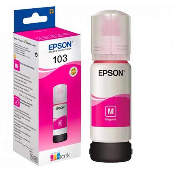EPSON 103 EcoTank Magenta ink bottle
