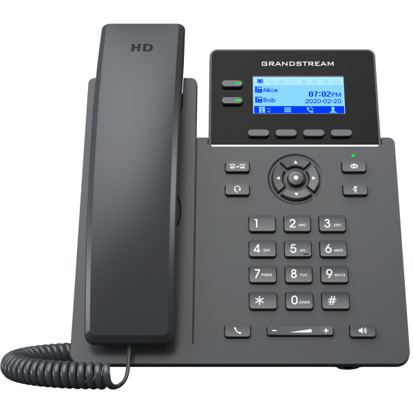 Téléphone IP filaire 2 Comptes SIP - 2 lignes - Grandstream