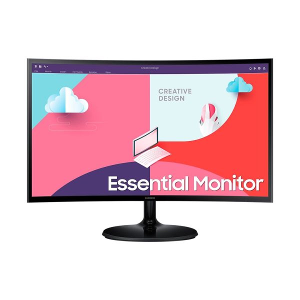 SAMSUNG Moniteur Gamme S 24 pouces CUrved serie 3 1920*1080 75 Hz Tps 4ms 1 HDMI 12M